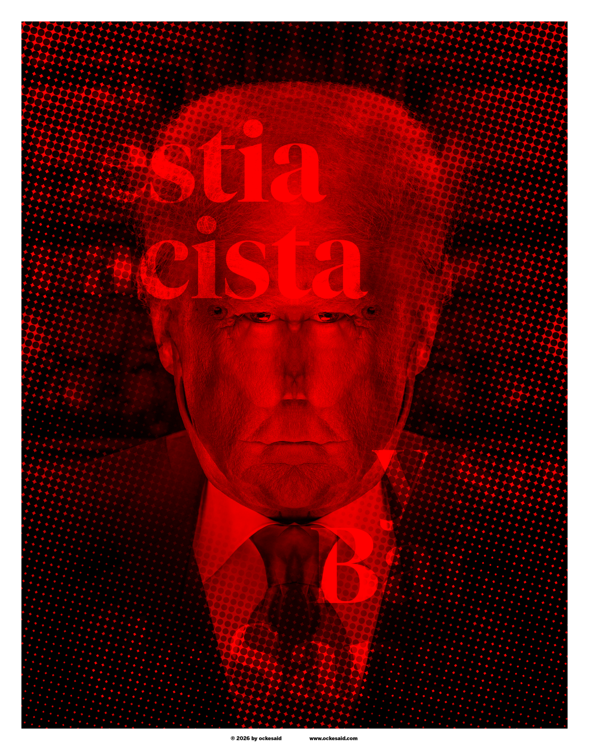 Arte Digital, "La Bestia" by Ockesaid 2026©