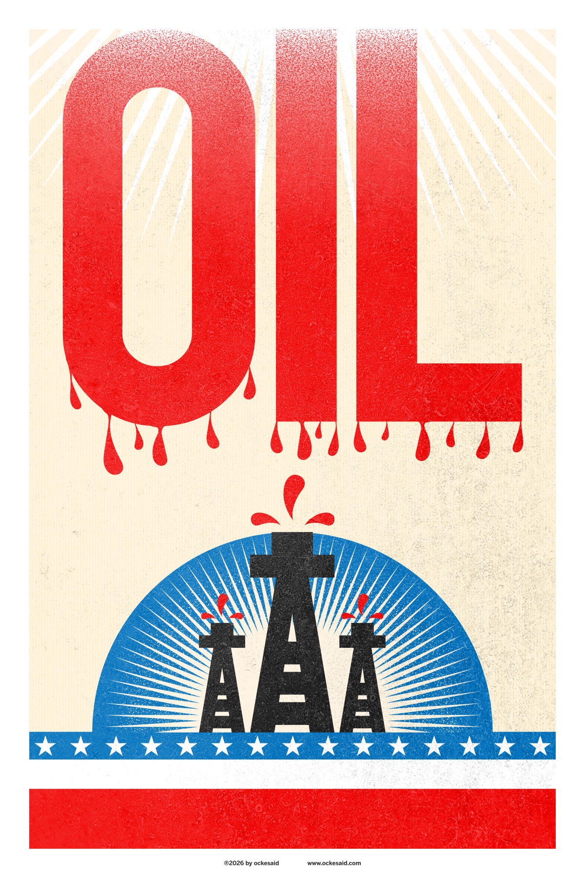 Arte Digital, "OIL" by Ockesaid 2026©